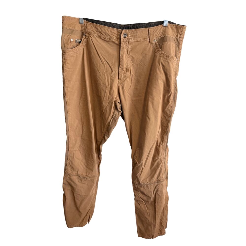 Kuhl Radikl Men’s Pants Tan Brown Hiking Hybrid Chino Sz 42x34 Great Condition!